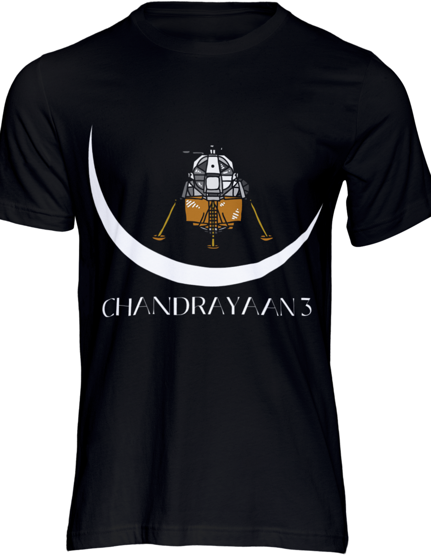 Chandraayan 3 - 100% Cotton Round Neck Unisex t-shirt