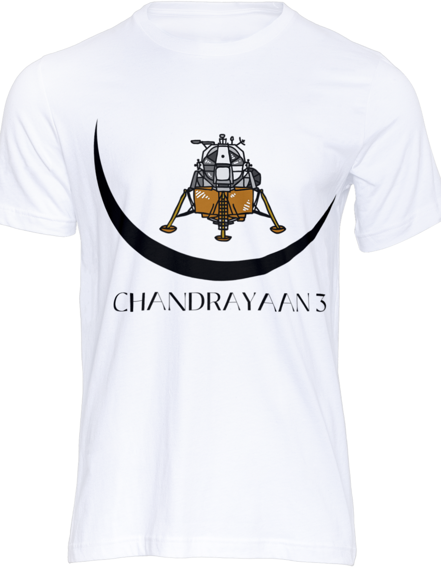 Chandraayan 3 - 100% Cotton Round Neck Unisex t-shirt