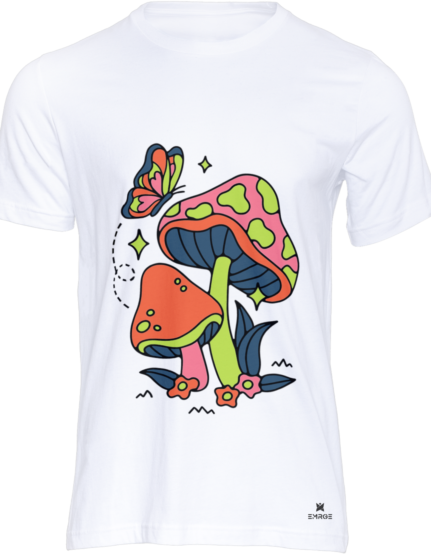 Unisex half sleeve t-shirt - Mushroom