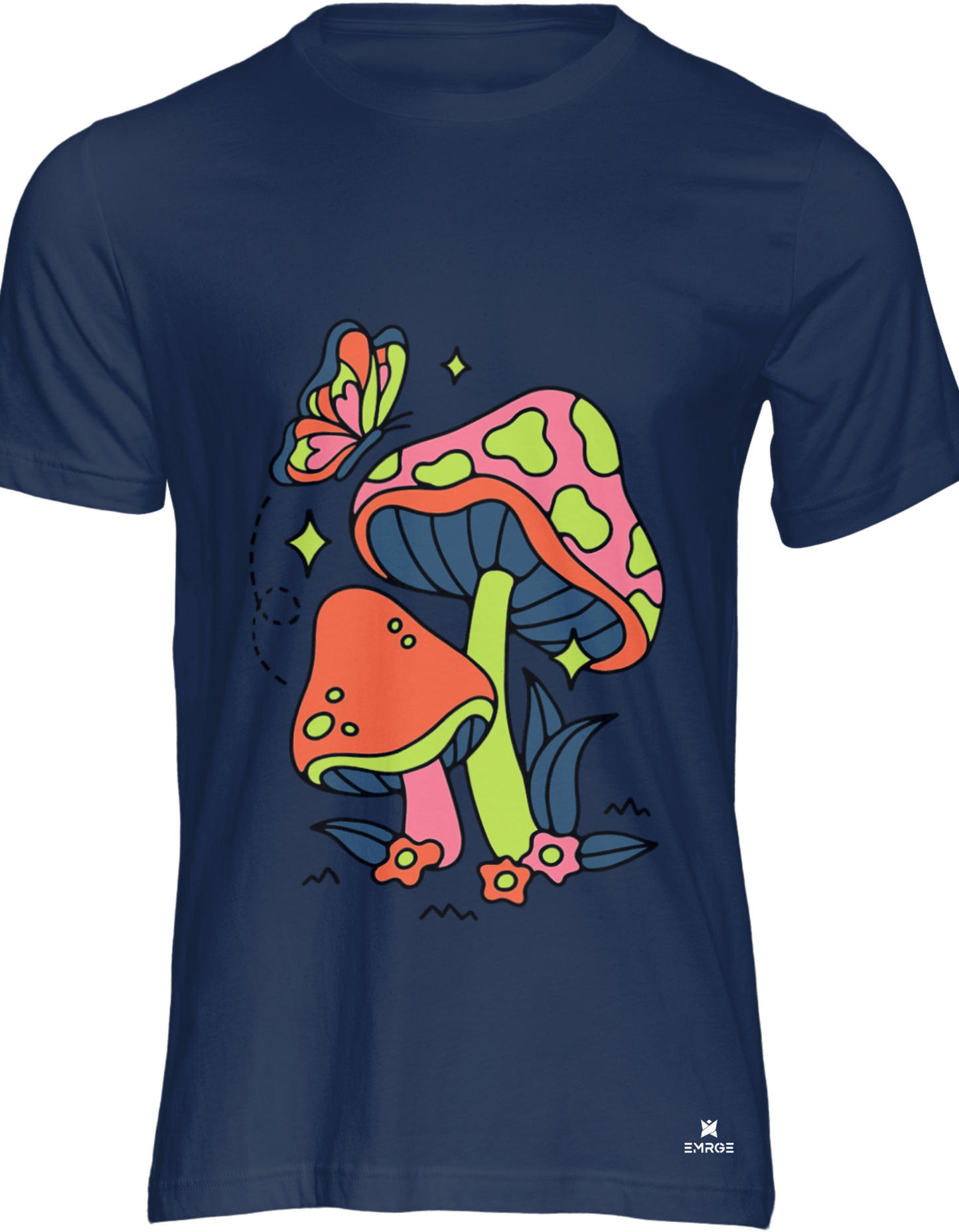 Unisex half sleeve t-shirt - Mushroom