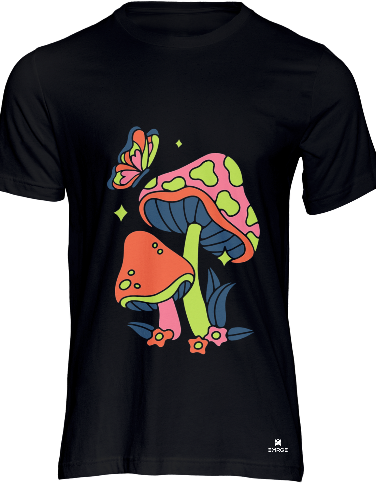 Unisex half sleeve t-shirt - Mushroom