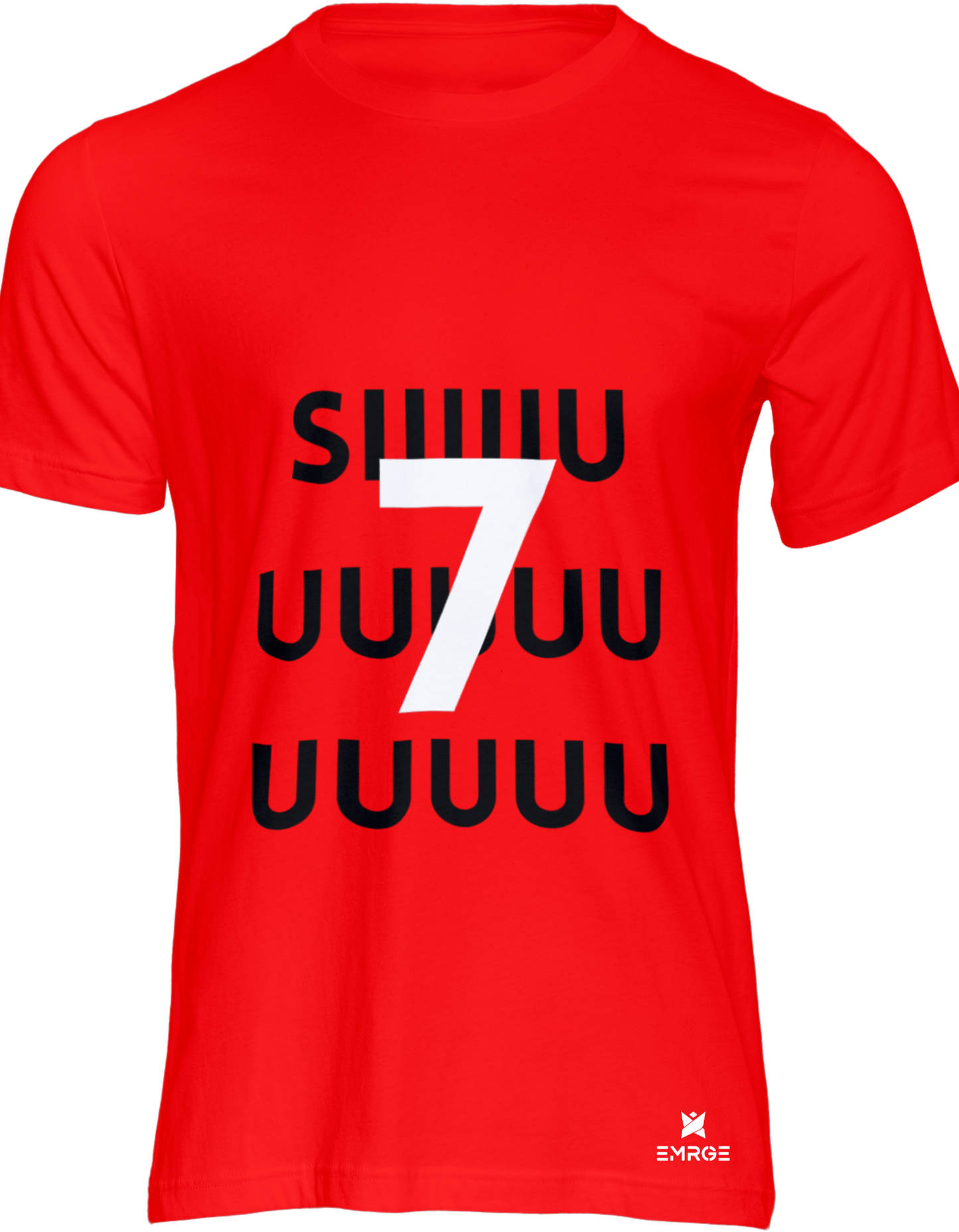 SUII 7 Ronaldo- 100% Cotton Unisex Round Neck t-shirt