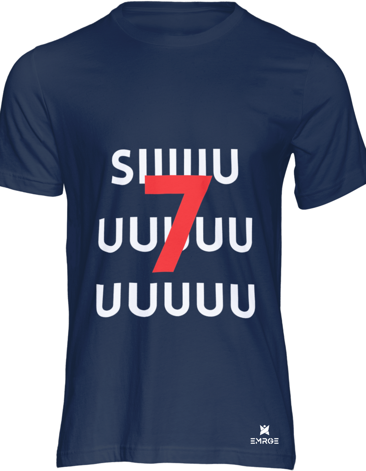 SUII 7 Ronaldo- 100% Cotton Unisex Round Neck t-shirt