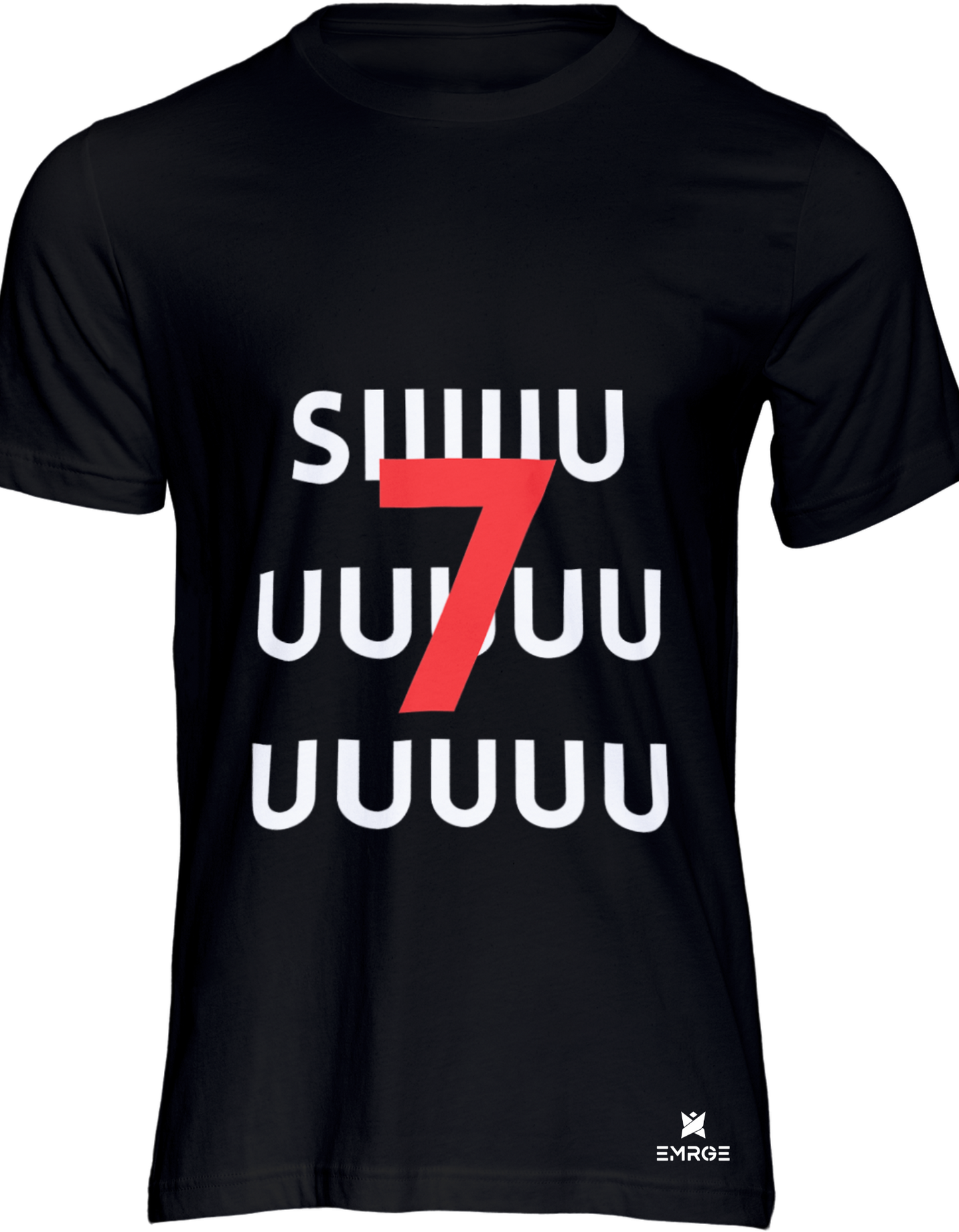 SUII 7 Ronaldo- 100% Cotton Unisex Round Neck t-shirt