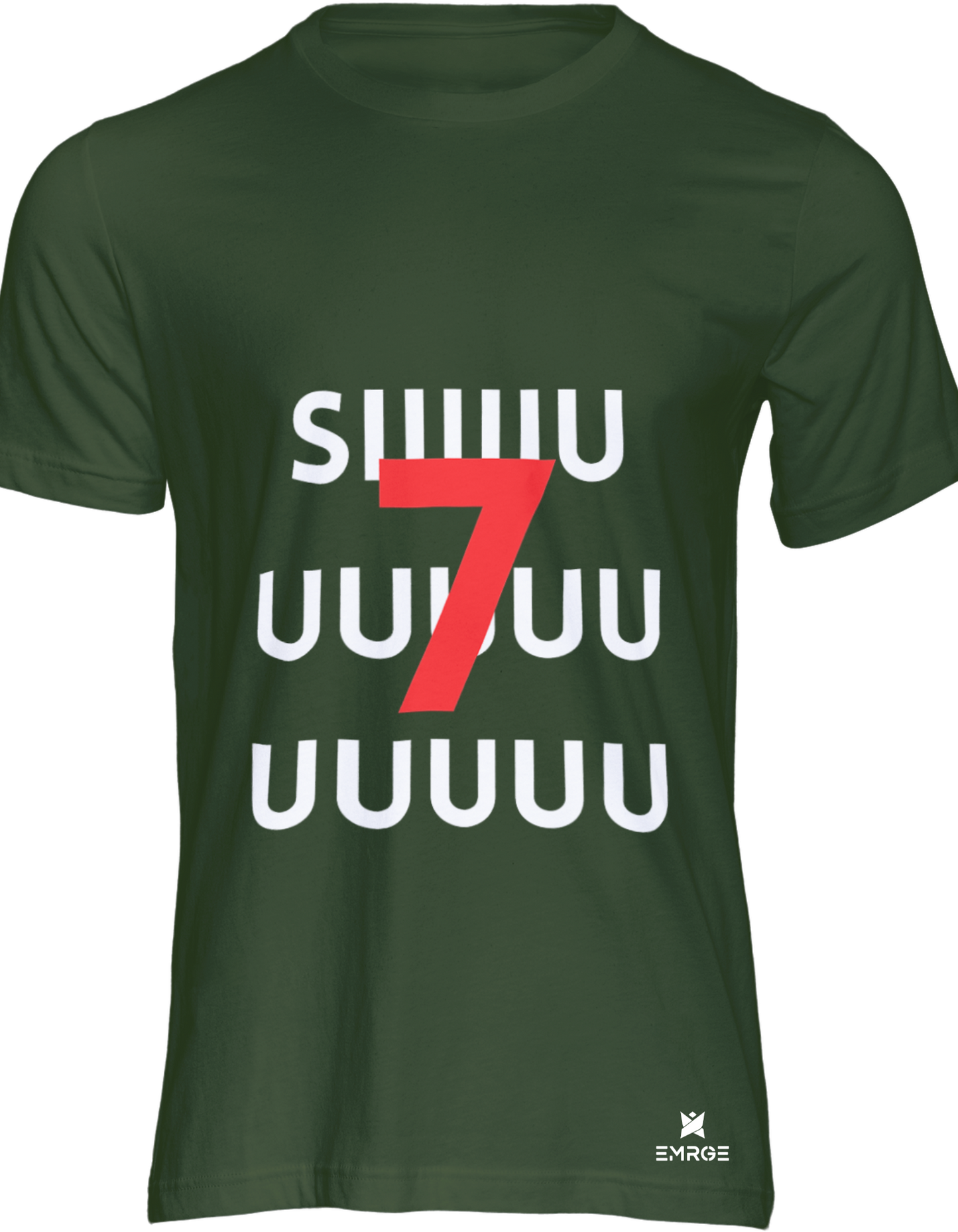 SUII 7 Ronaldo- 100% Cotton Unisex Round Neck t-shirt