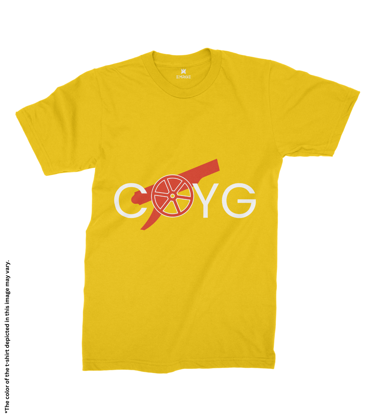 Coyg Cotton T-Shirt, Half Sleeve, Unisex, Bio Washed, Ring Spun