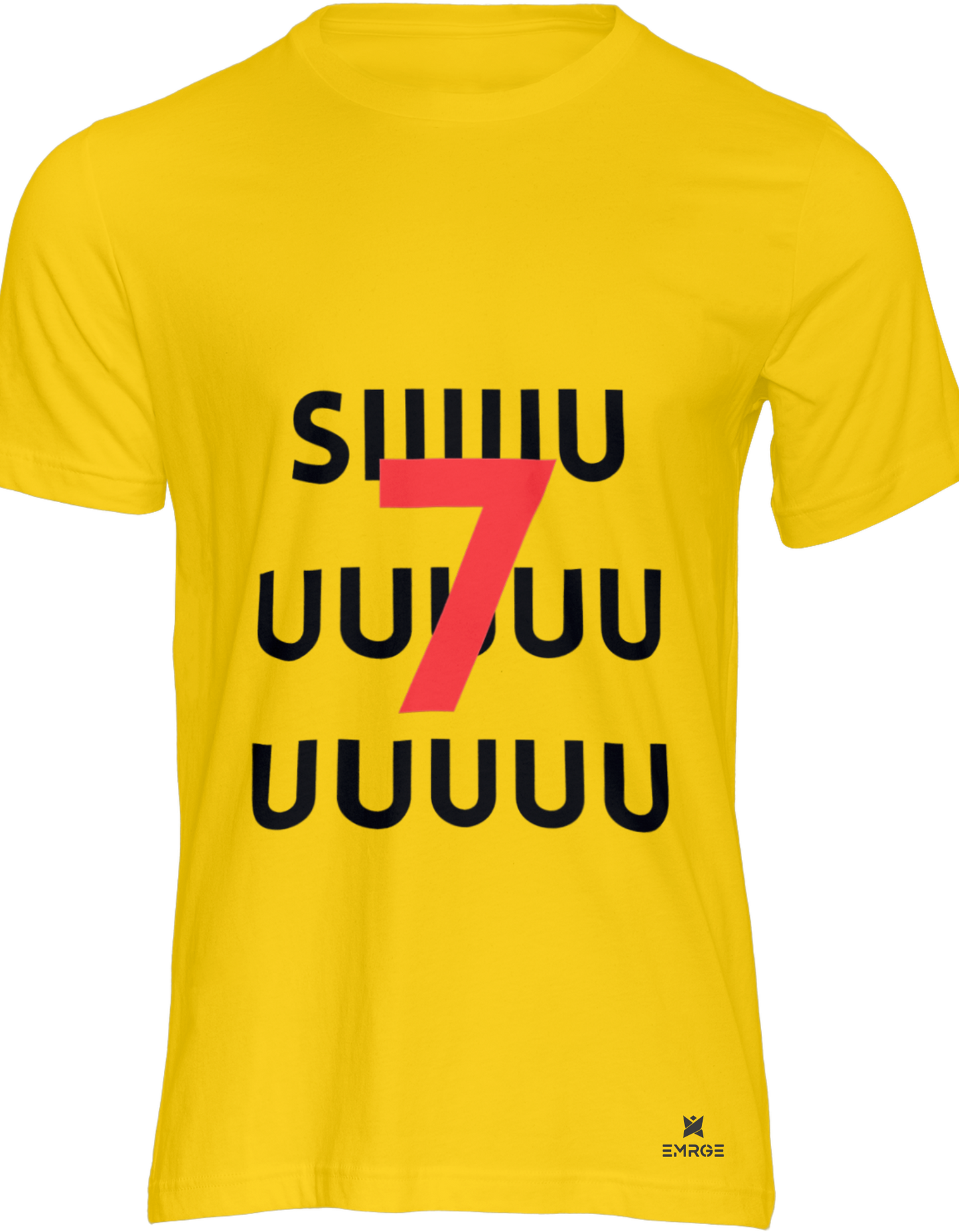 SUII 7 Ronaldo- 100% Cotton Unisex Round Neck t-shirt