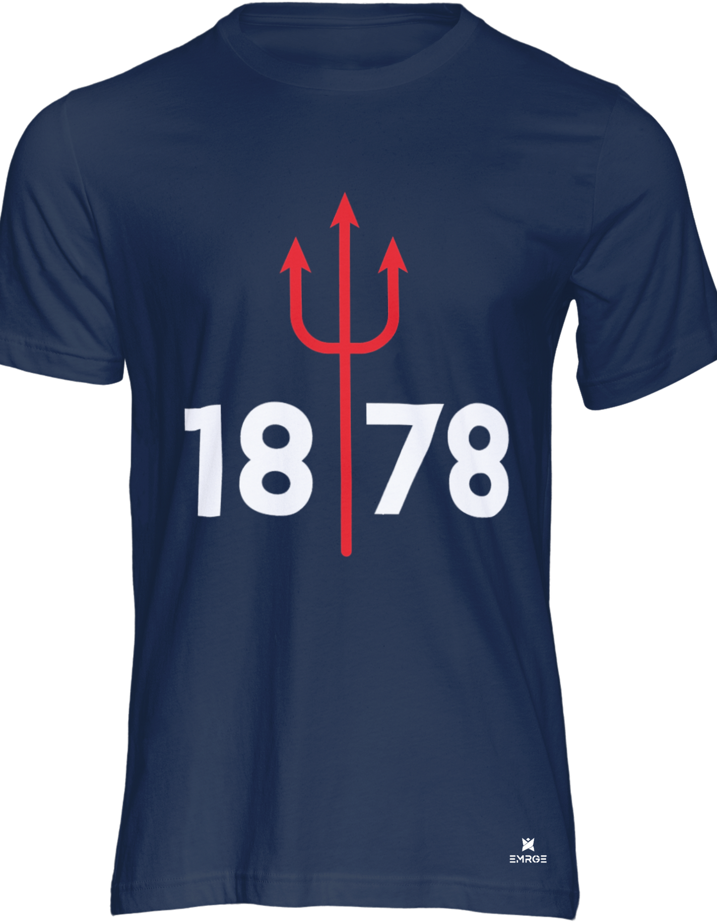 Man Utd 1878 - 100% Cotton Unisex Round neck tshirt