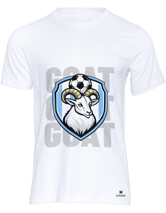 GOAT (Messi) - 100% Cotton Unisex Round Neck t-shirt