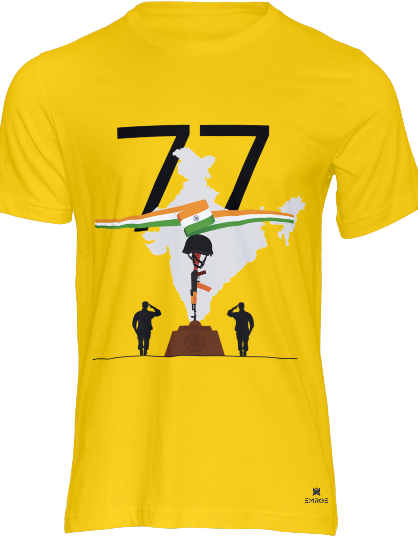 Kargil - 100% Cotton Unisex Round Neck t-shirt