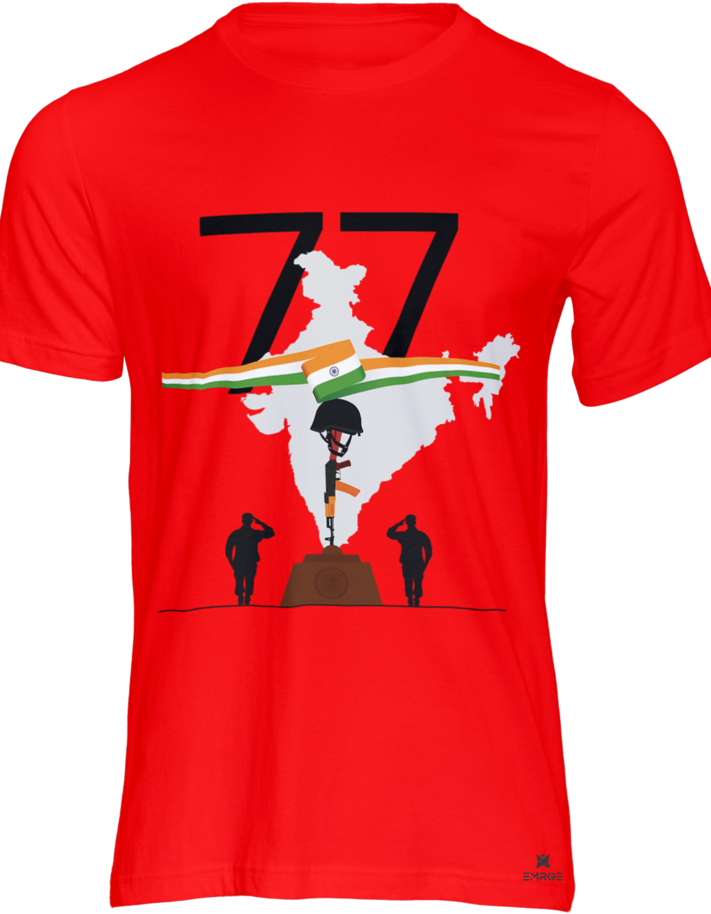 Kargil - 100% Cotton Unisex Round Neck t-shirt