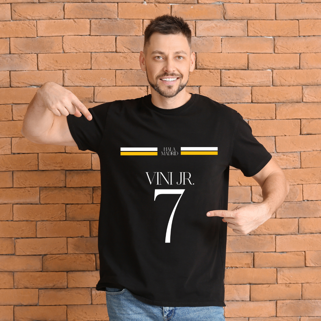 Hala Madrid Vini Jr 7 Round Neck T-Shirt