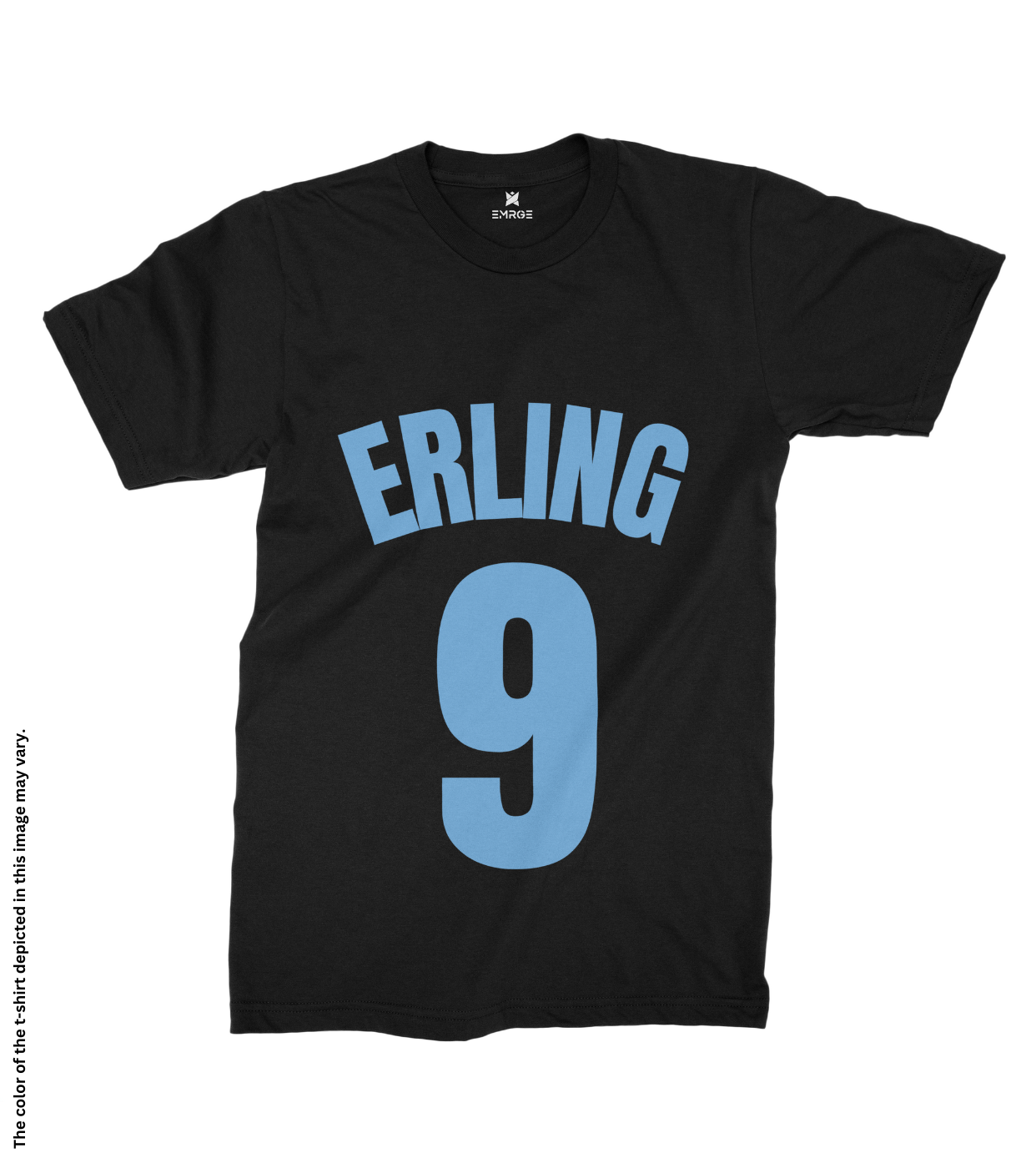 Erling 9 Cotton T-Shirt, Half Sleeve, Unisex, Bio Washed, Ring Spun