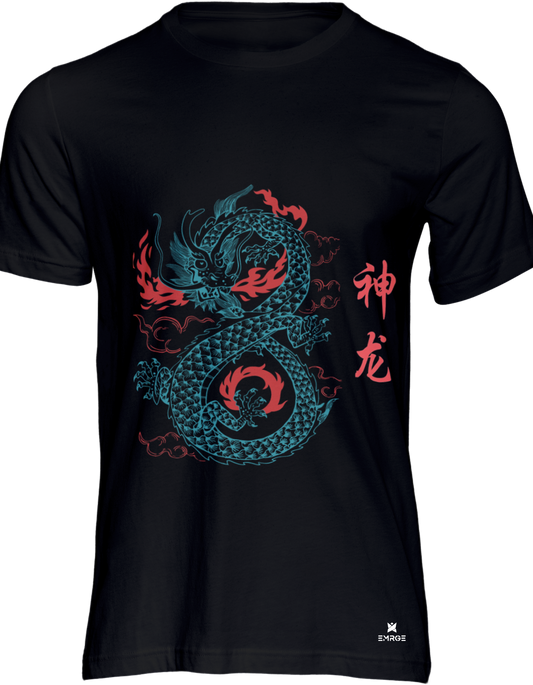 Unisex half sleeve t-shirt - Dragon