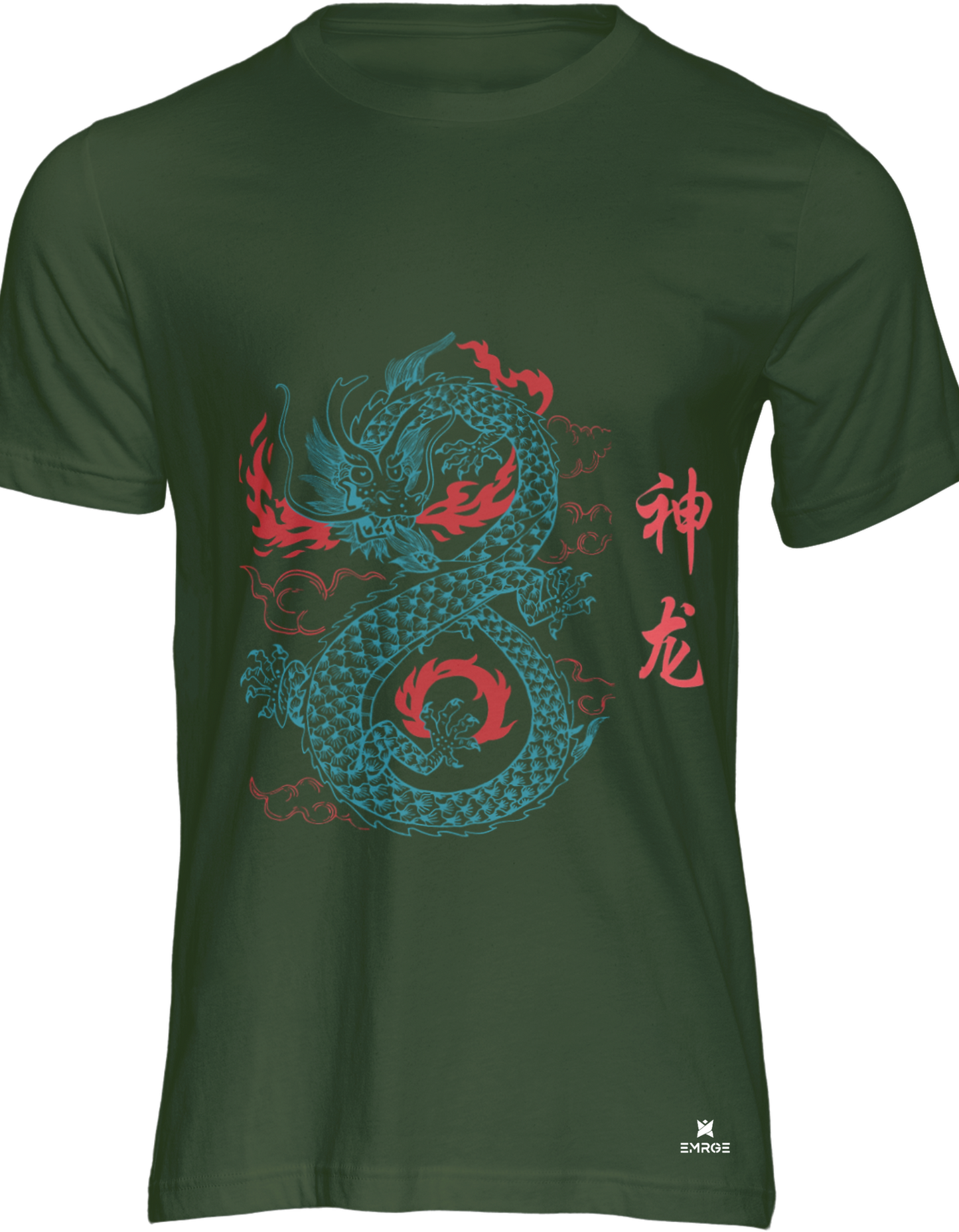 Unisex half sleeve t-shirt - Dragon