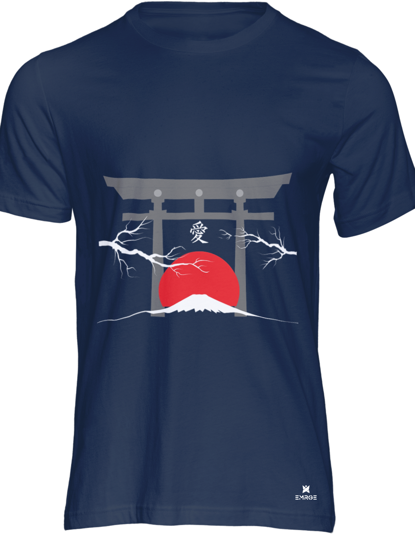 Unisex half sleeve t-shirt - Sunrise