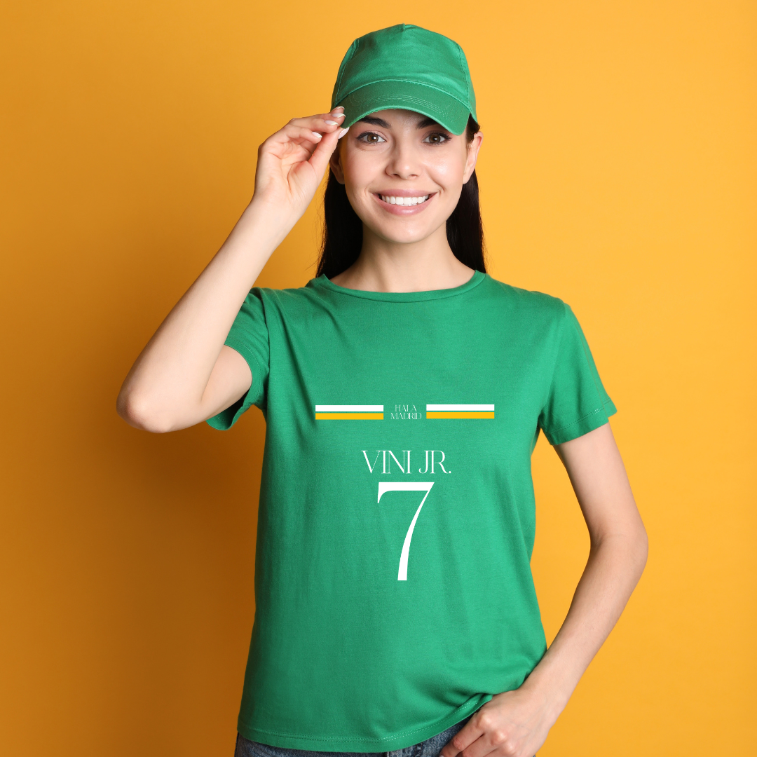Hala Madrid Vini Jr 7 Round Neck T-Shirt