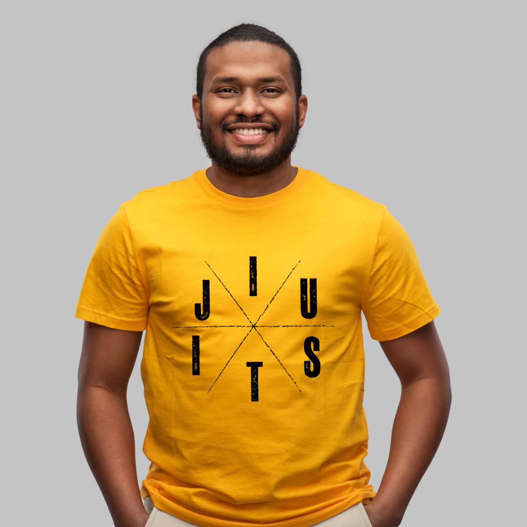 Jiu Jitsu Martial Art Form Branded Round Neck T-shirt