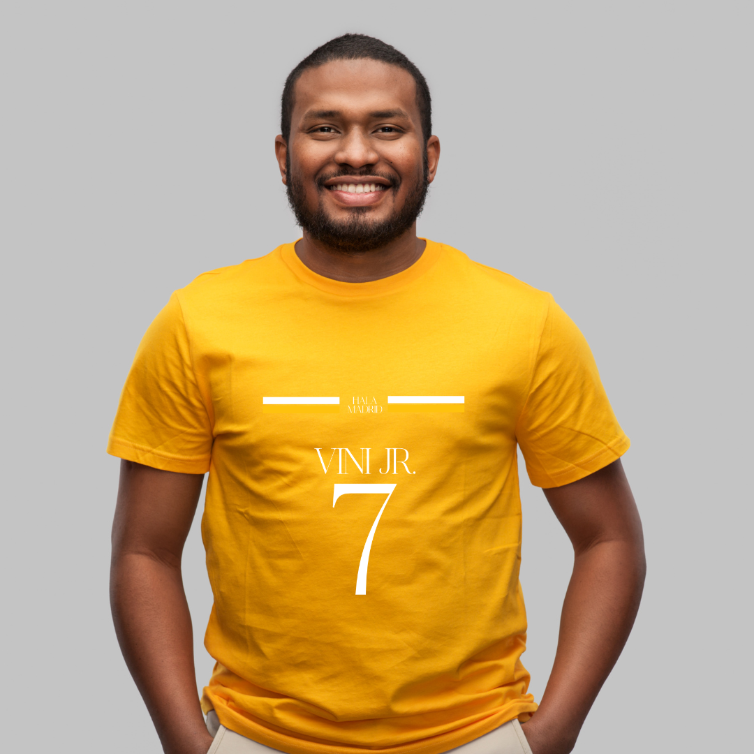 Hala Madrid Vini Jr 7 Round Neck T-Shirt