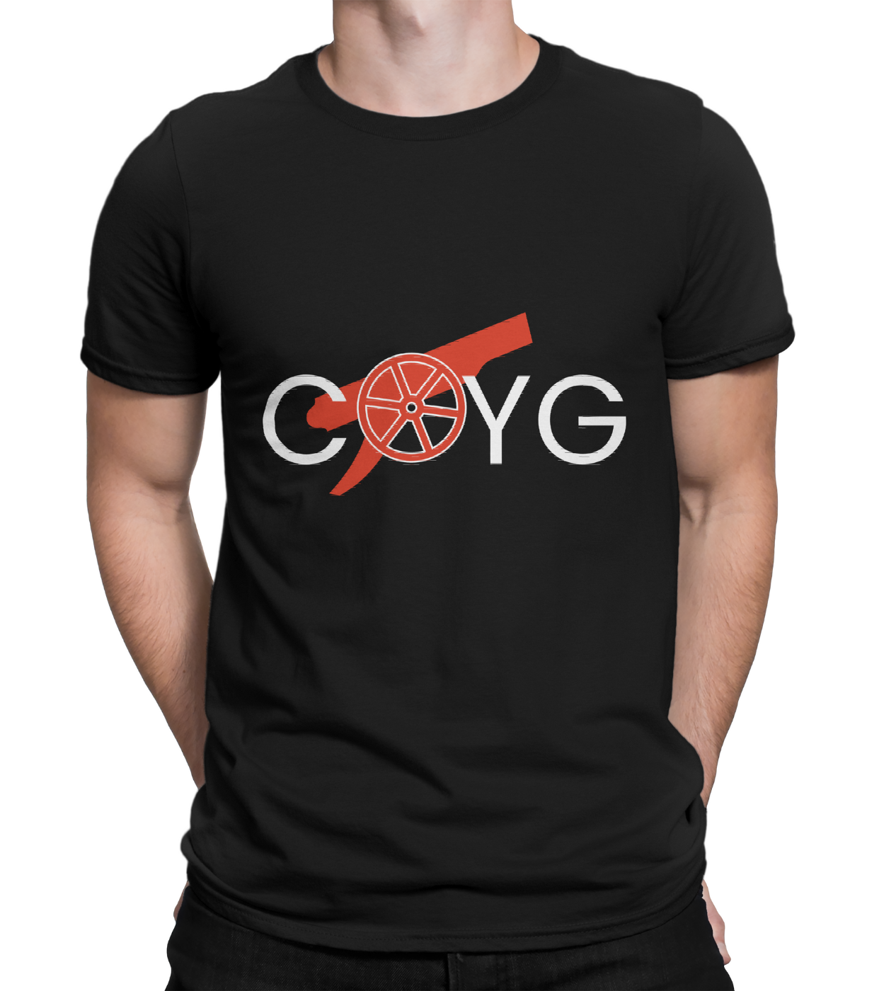 Coyg Cotton T-Shirt, Half Sleeve, Unisex, Bio Washed, Ring Spun