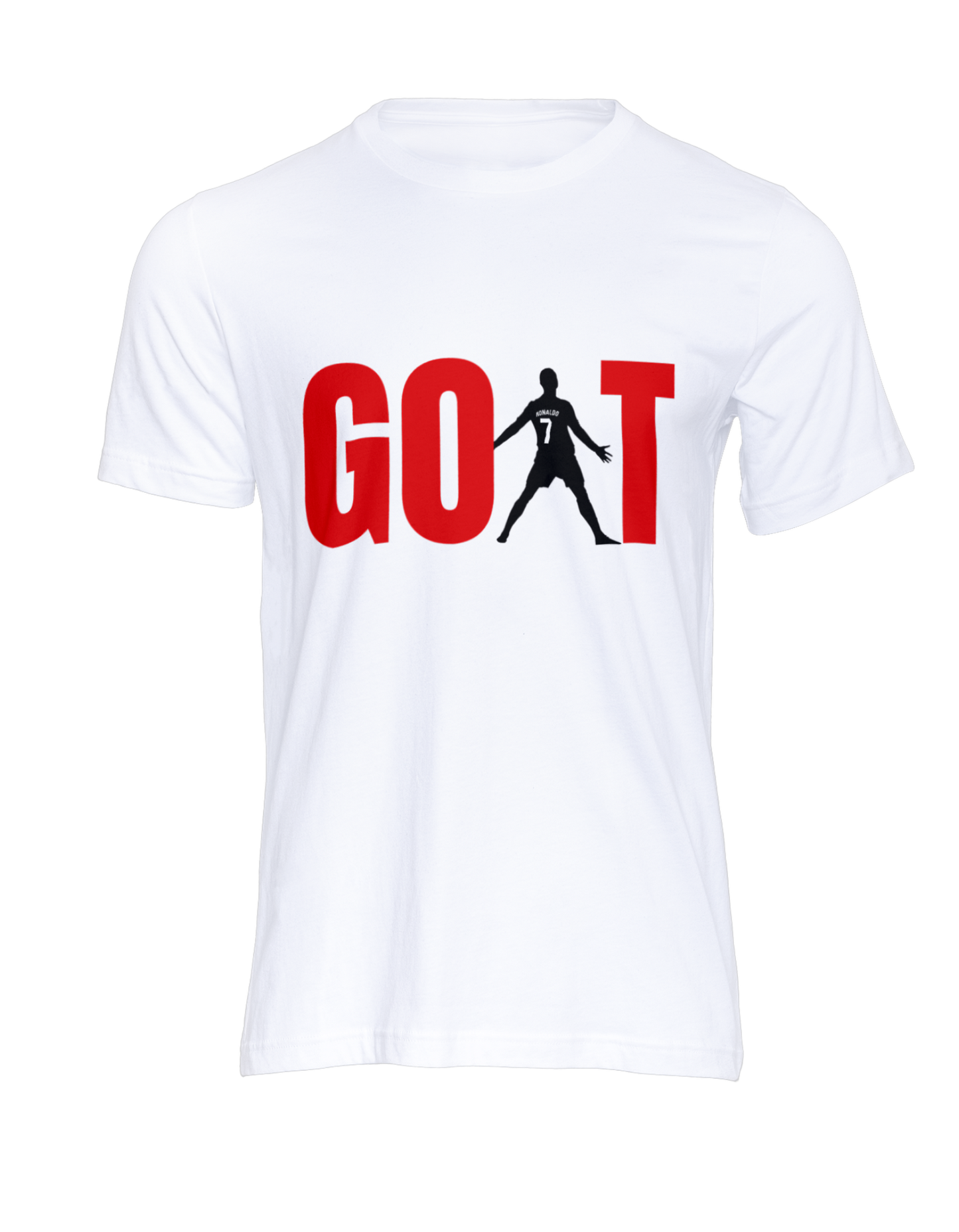 GOAT Cristiano Ronaldo - 100% Cotton Unisex Round Neck Tshirt