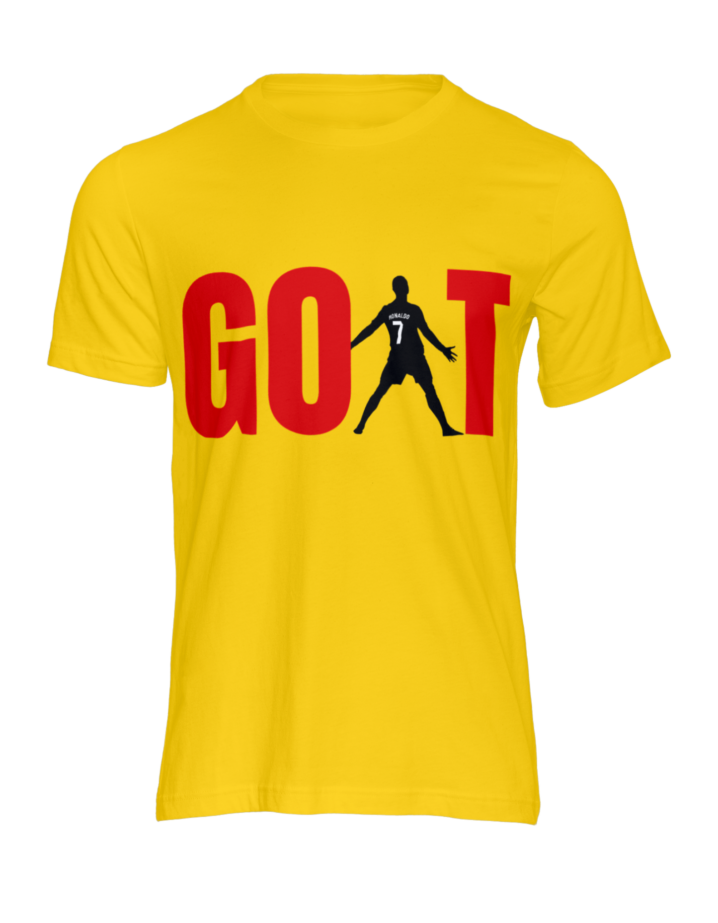 GOAT Cristiano Ronaldo - 100% Cotton Unisex Round Neck Tshirt