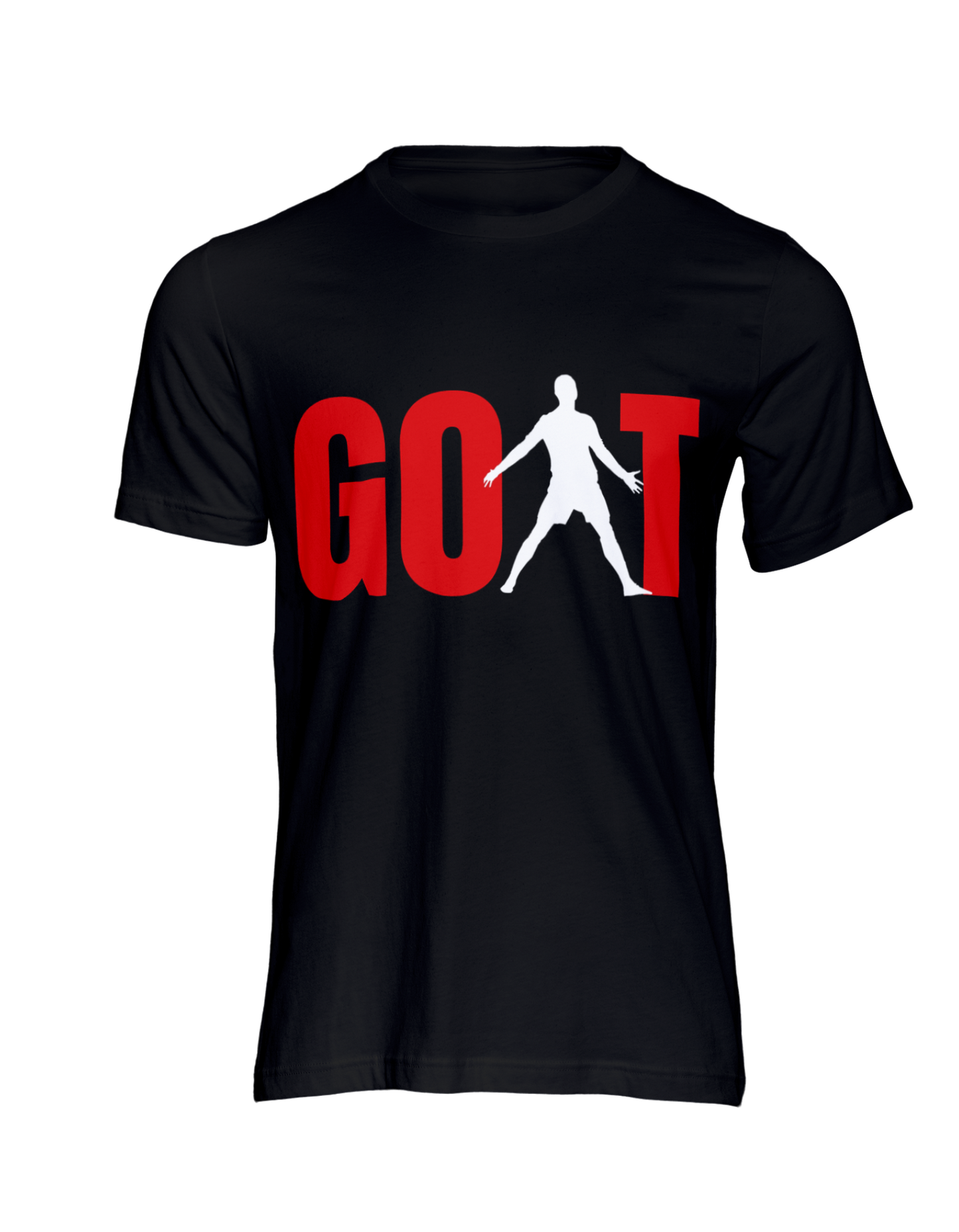 GOAT Cristiano Ronaldo - 100% Cotton Unisex Round Neck Tshirt