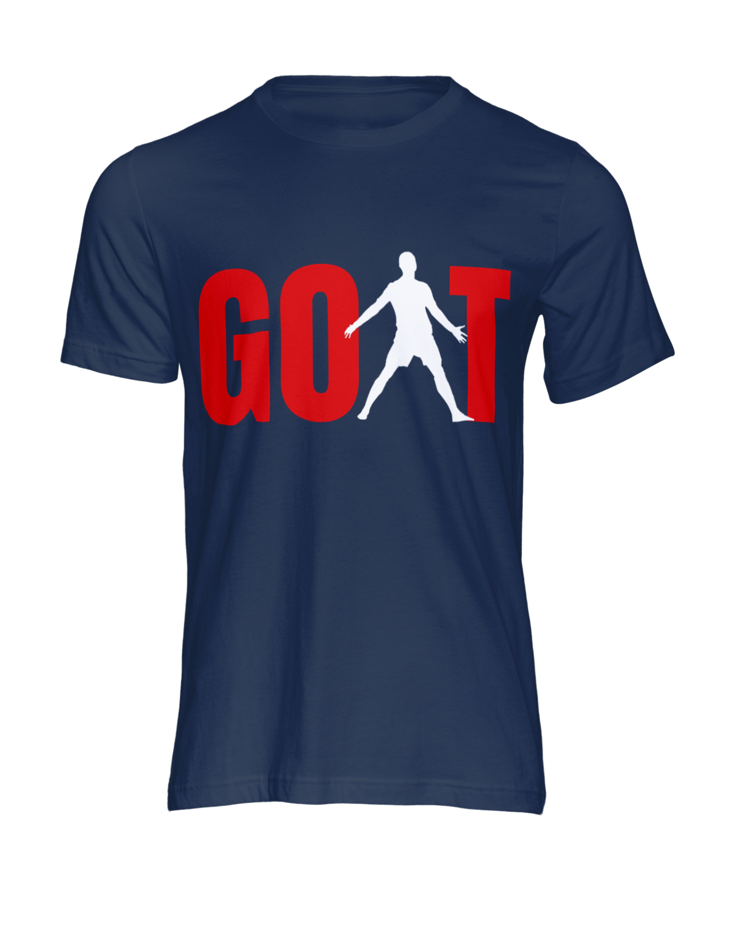 GOAT Cristiano Ronaldo - 100% Cotton Unisex Round Neck Tshirt