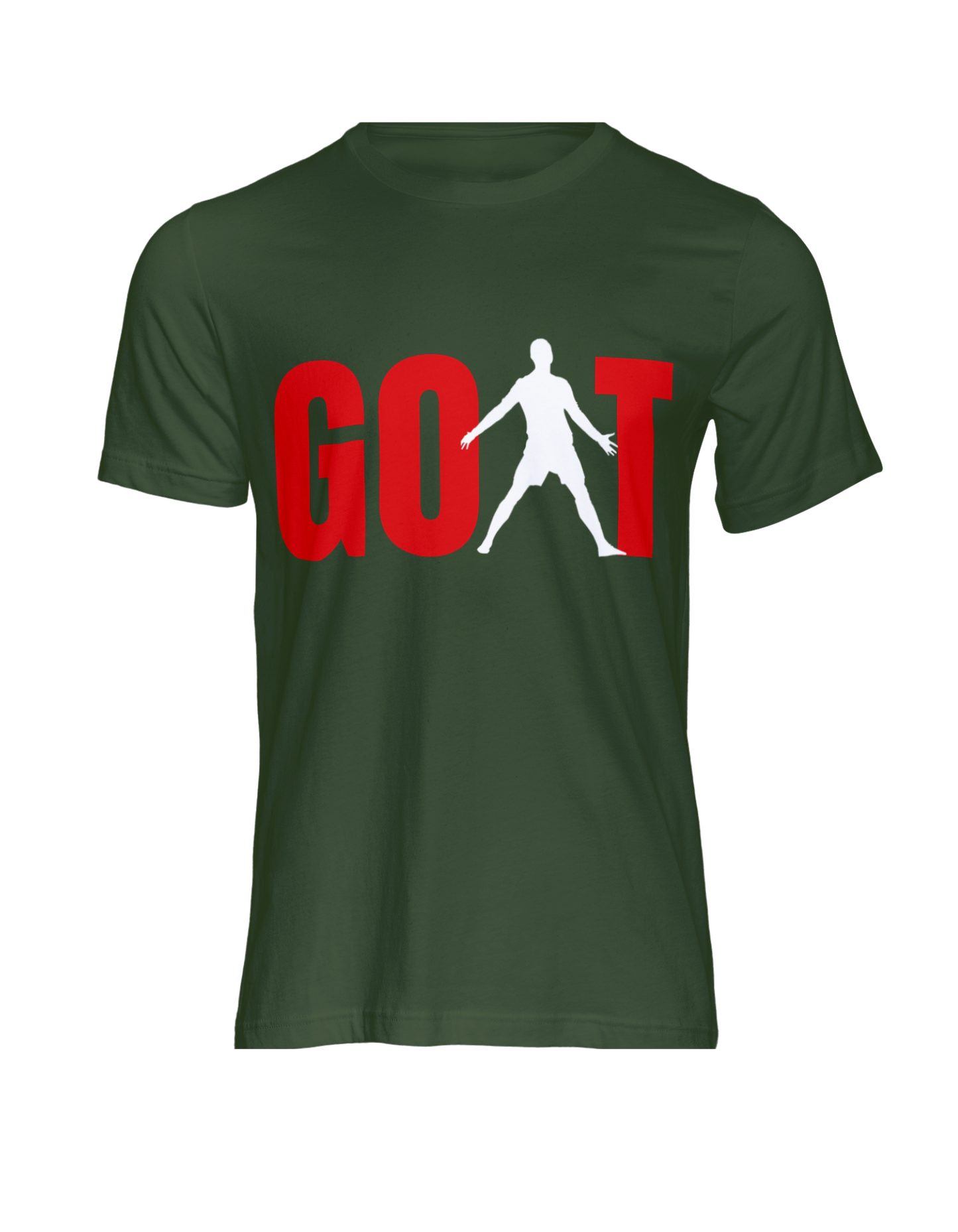 GOAT Cristiano Ronaldo - 100% Cotton Unisex Round Neck Tshirt