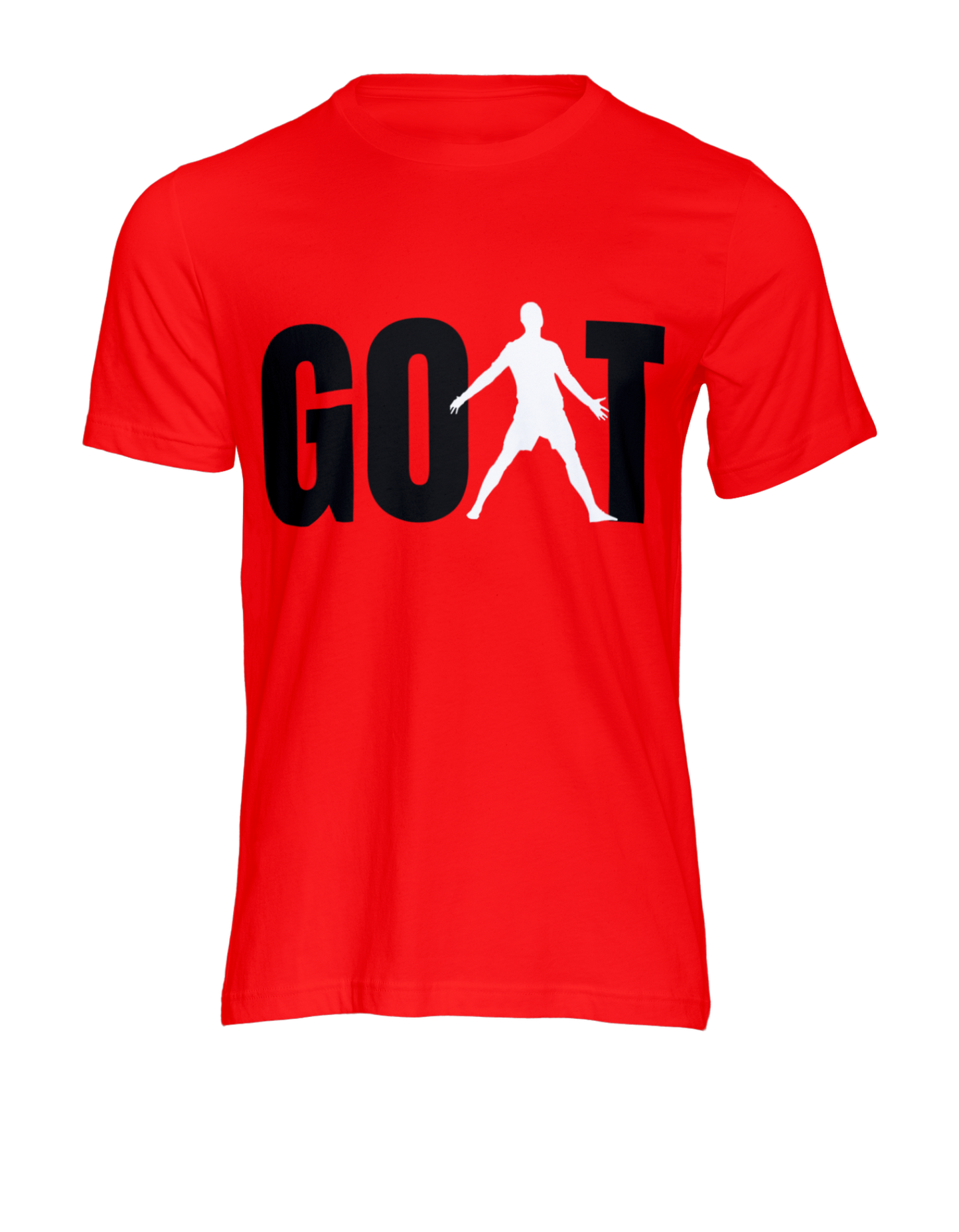 GOAT Cristiano Ronaldo - 100% Cotton Unisex Round Neck Tshirt