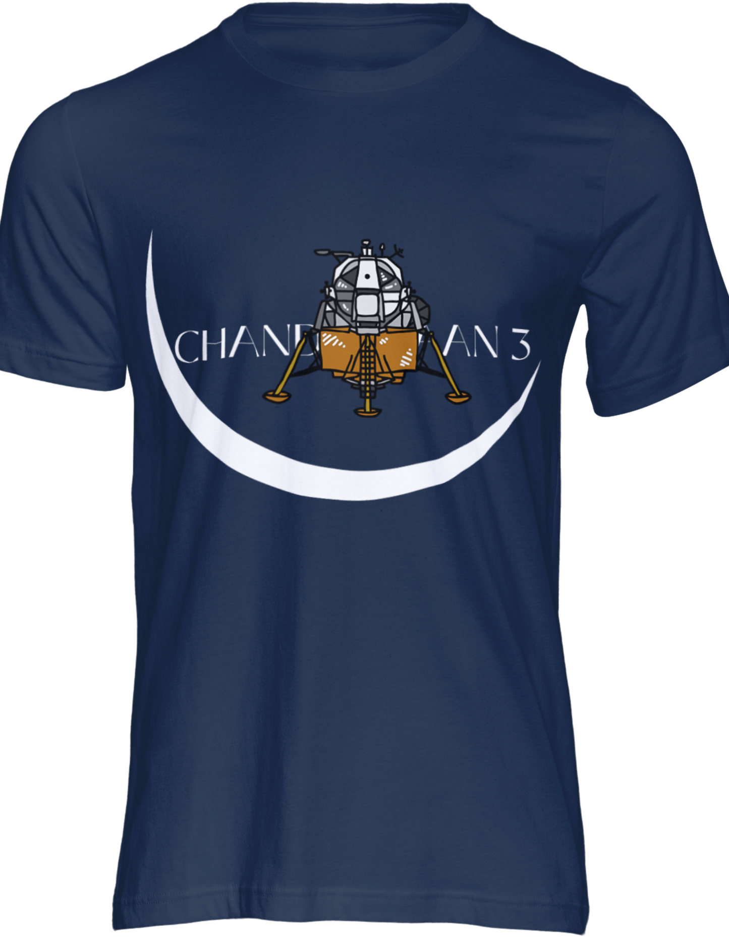Chandraayan 3 - 100% Cotton Round Neck Unisex t-shirt