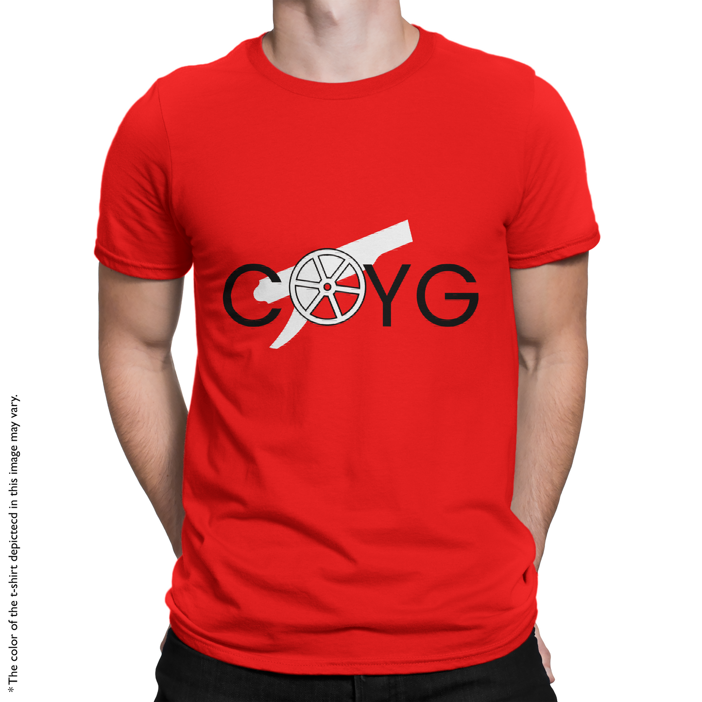 Coyg Cotton T-Shirt, Half Sleeve, Unisex, Bio Washed, Ring Spun