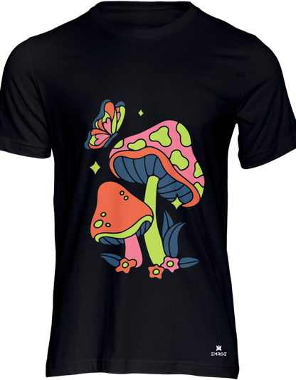 Unisex half sleeve t-shirt - Mushroom