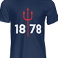 Man Utd 1878 - 100% Cotton Unisex Round neck tshirt