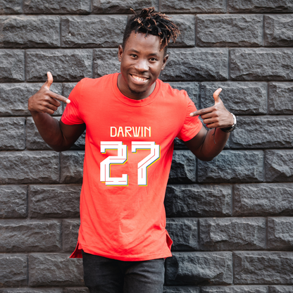 Darwin Nunez Branded T-shirt Round Neck for Liverpool Fans