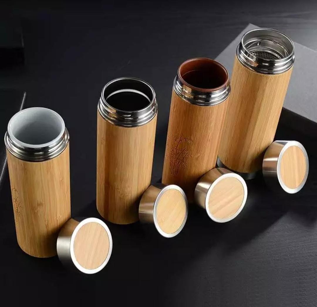 Bamboo flask