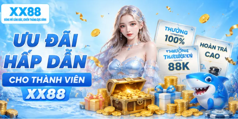 Ưu đãi hấp dẫn cho thành viên XX88